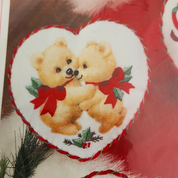 Sweetheart Ornaments Sunset Felt Applique Kit. Embroidery /glue (4 set) New. - Picture 4 of 14